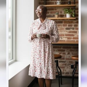 Floral Long Sleeve Dress